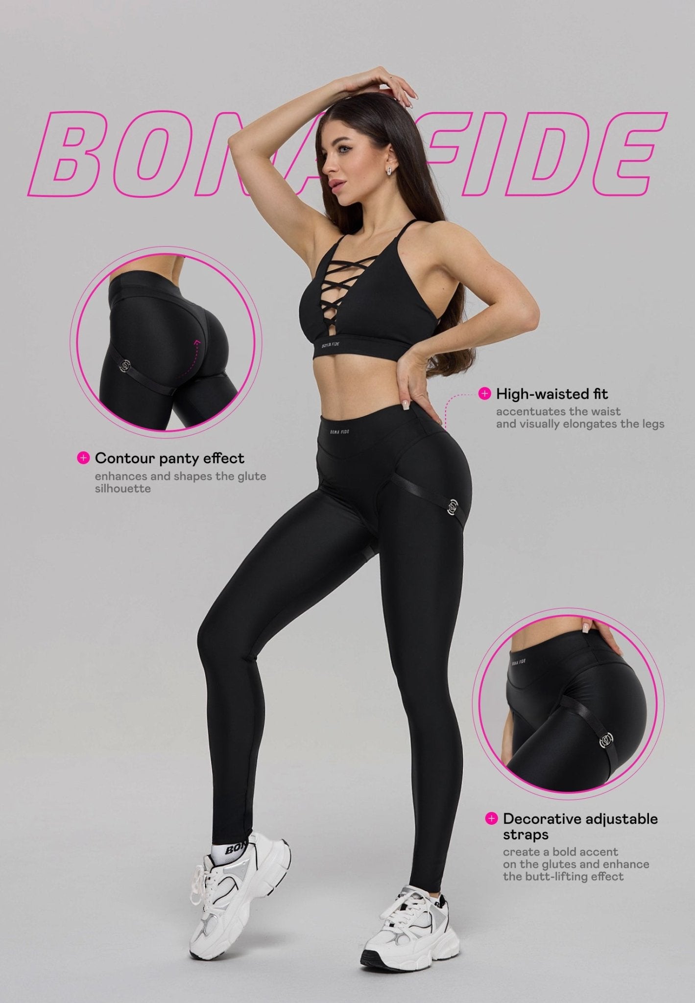 Tease Leggings Black - Bona Fide