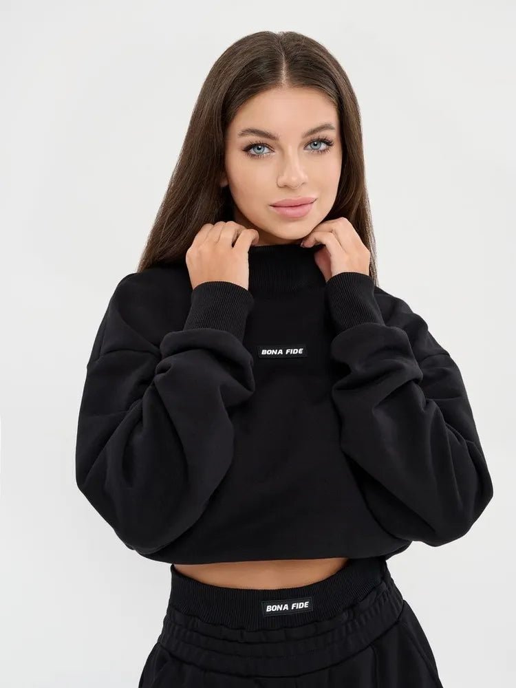 Vogue Sweatshirt Black - Bona Fide