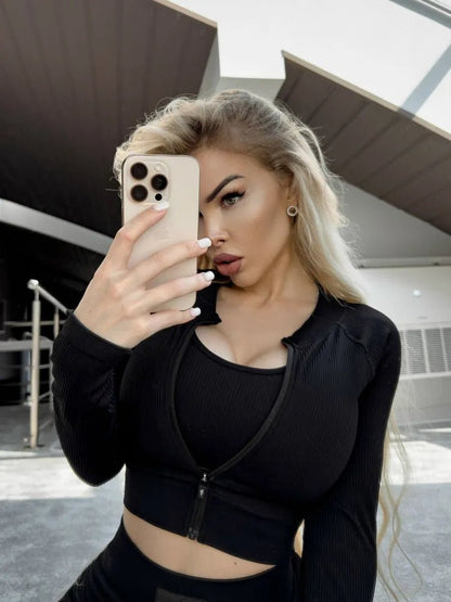 Workout Top Angel Black - Bona Fide