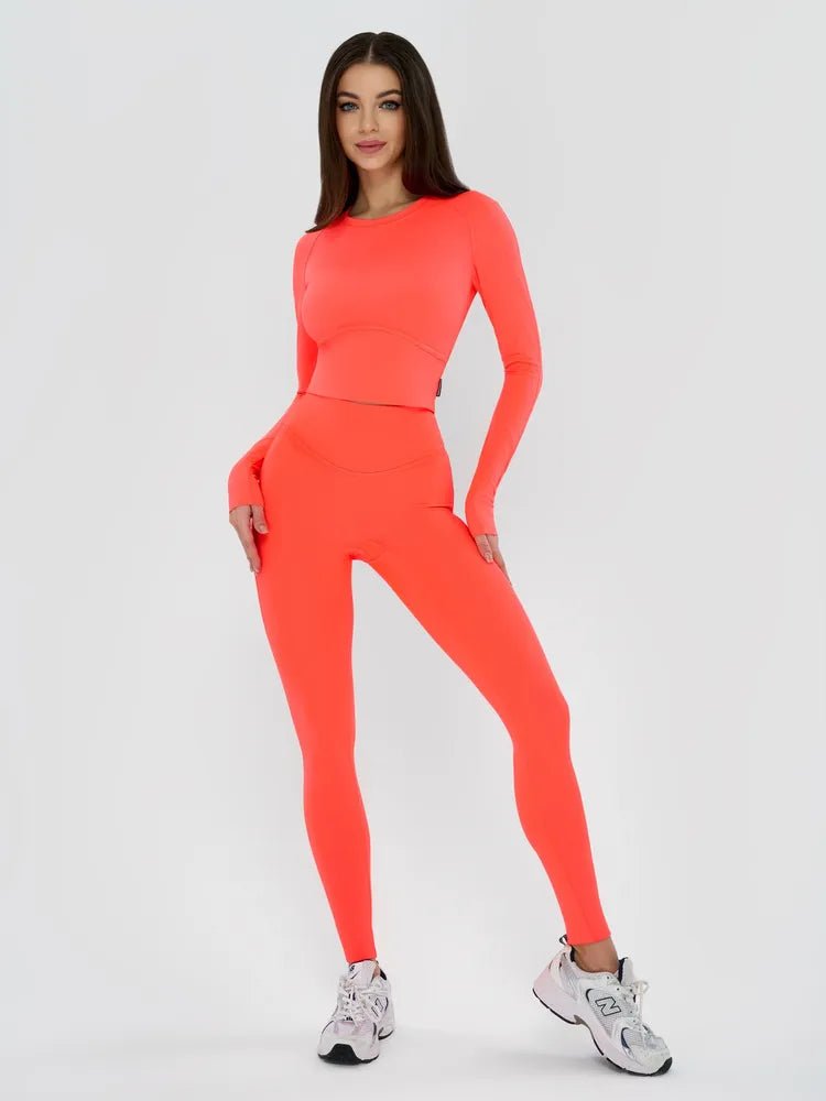 Workout Top Base Rash Coral – Bona Fide