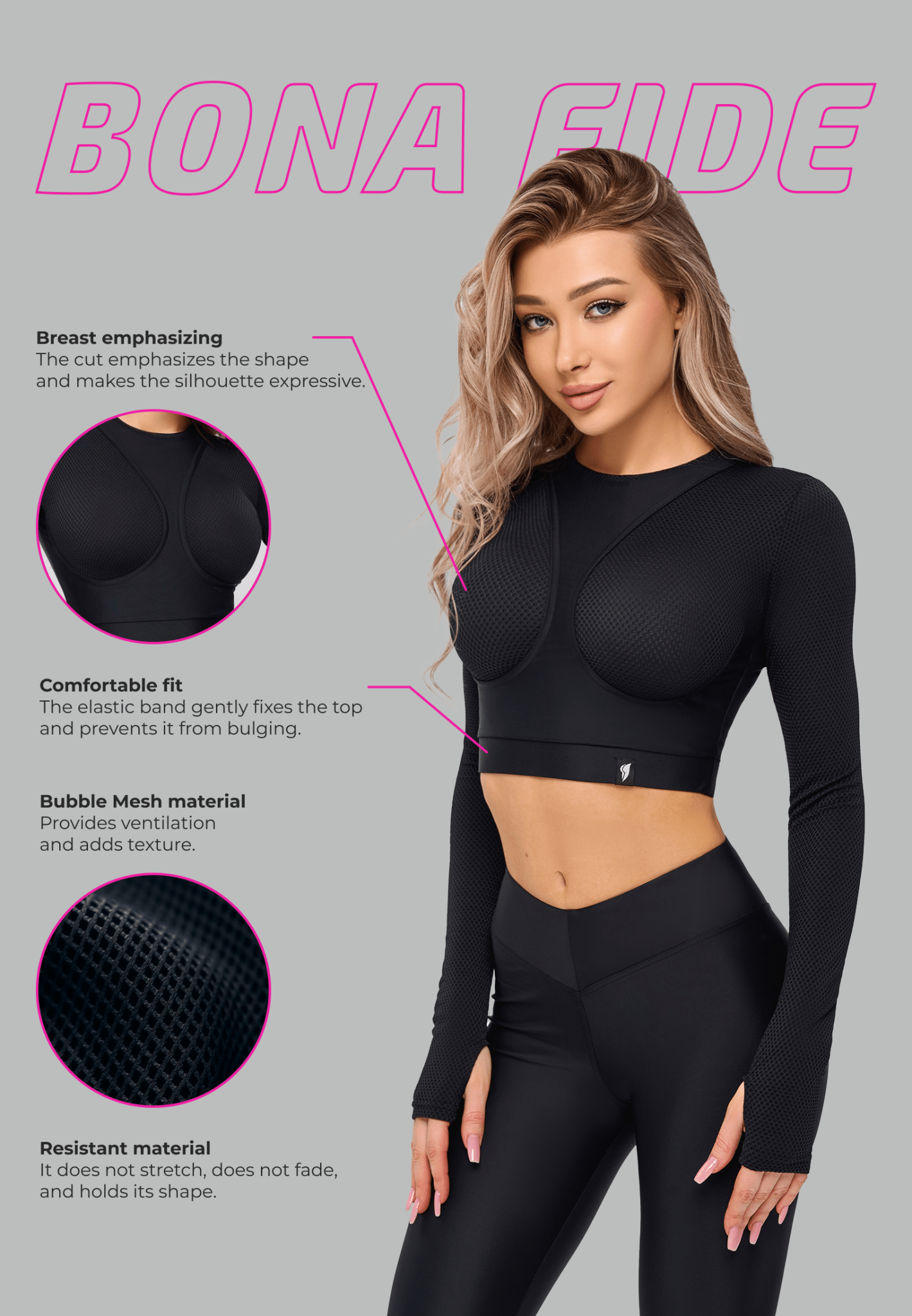Workout Top Extra Sex Black - Bona Fide