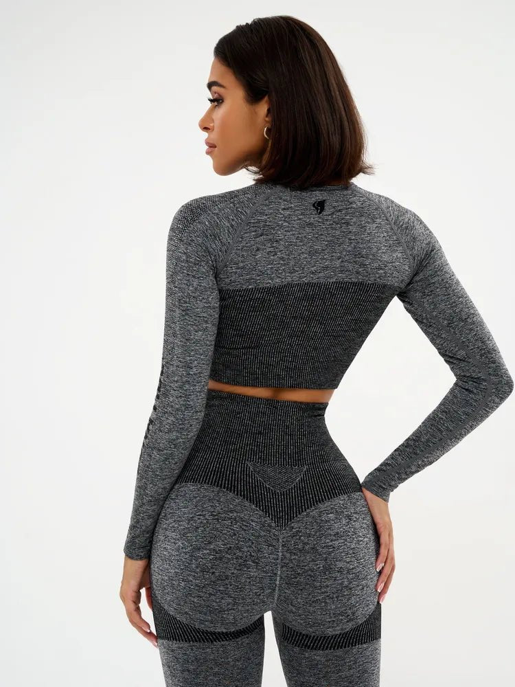 Workout Top Majestic Rash Gray - Bona Fide