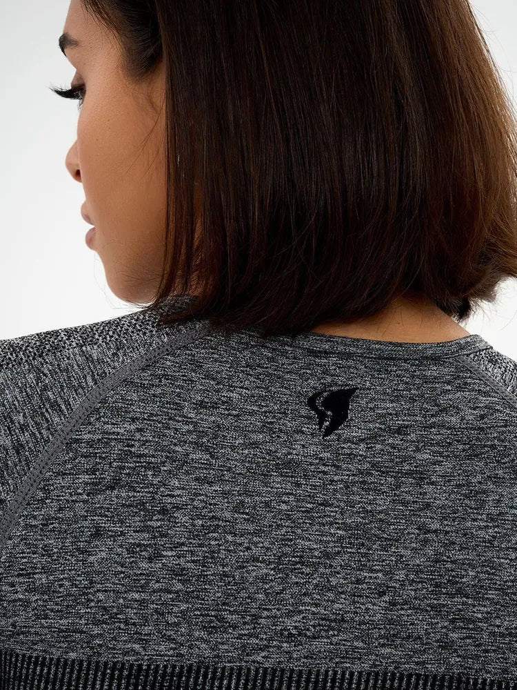 Workout Top Majestic Rash Gray - Bona Fide