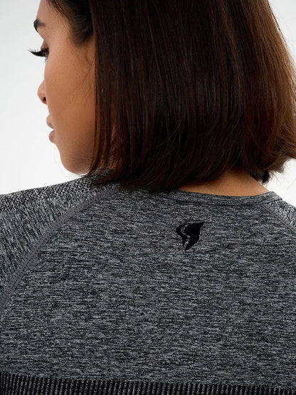 Workout Top Majestic Rash Gray - Bona Fide