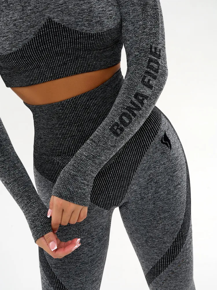 Workout Top Majestic Rash Gray - Bona Fide