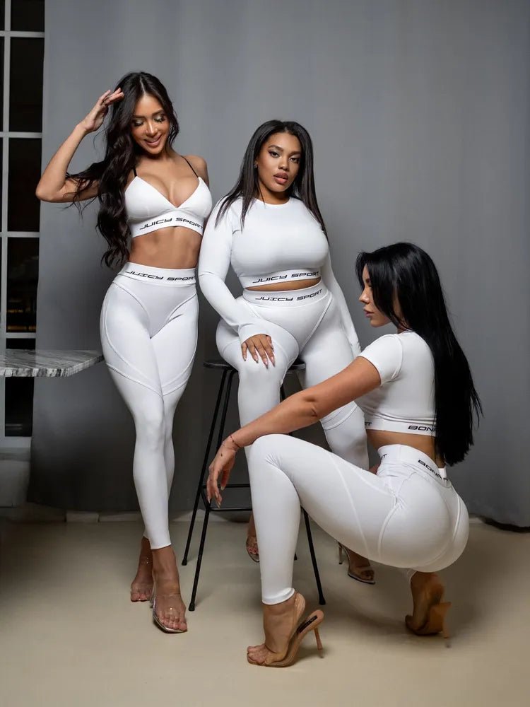 Workout Top Midi Juicy White - Bona Fide