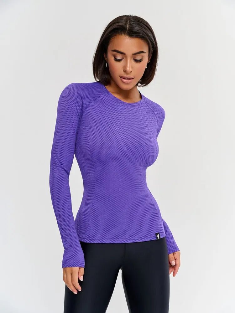 Workout Top Round Purple - Bona Fide