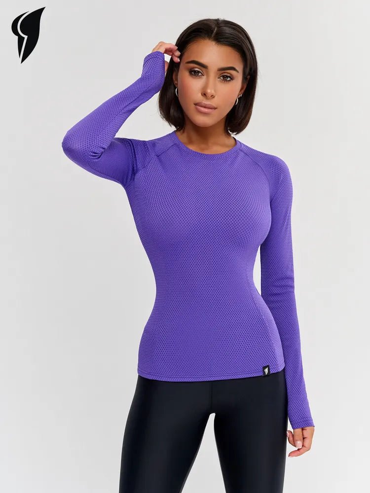 Workout Top Round Purple - Bona Fide