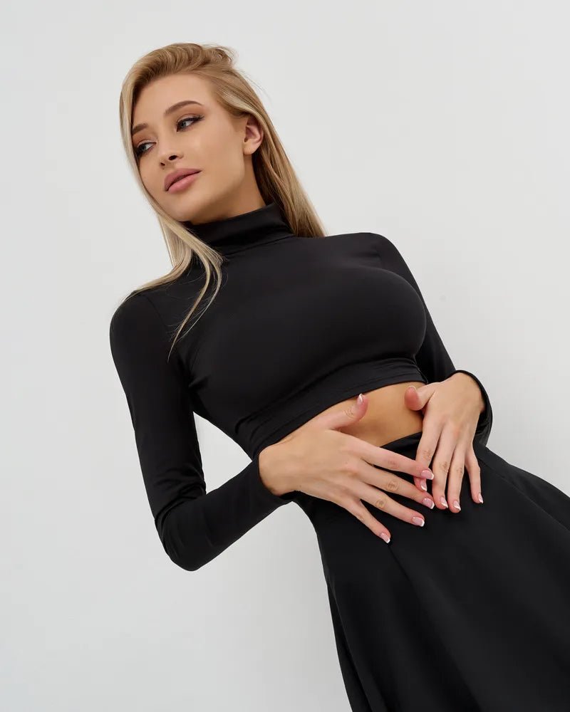 Workout Top Sexy Back Black - Bona Fide