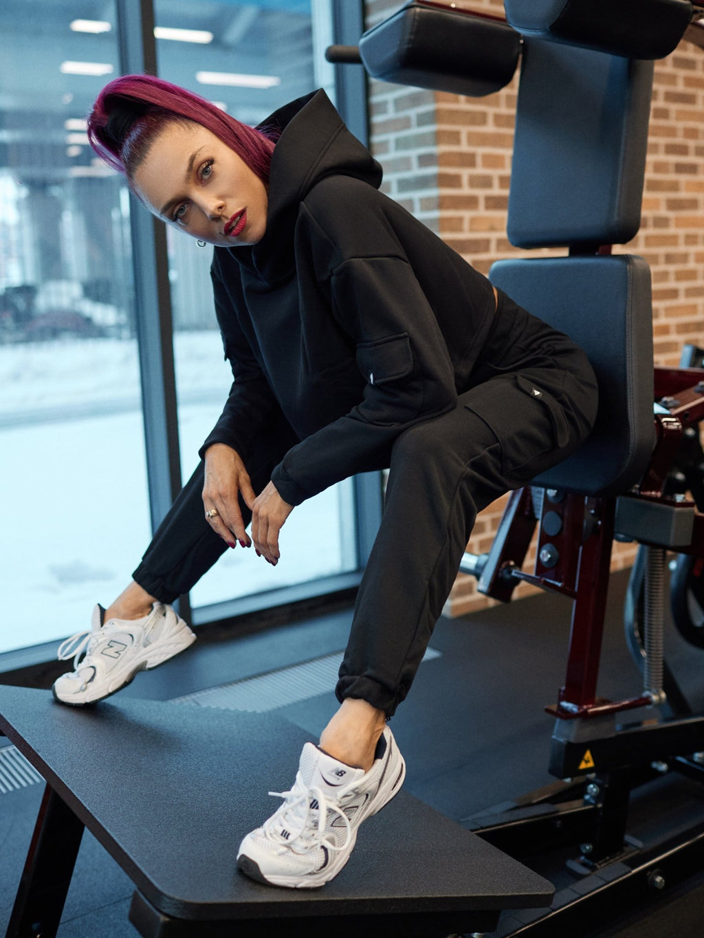 Cargo Sweatshirt Black - Bona Fide