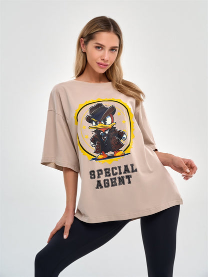 Oversize T-shirt Agent Duck - One size - Bona Fide