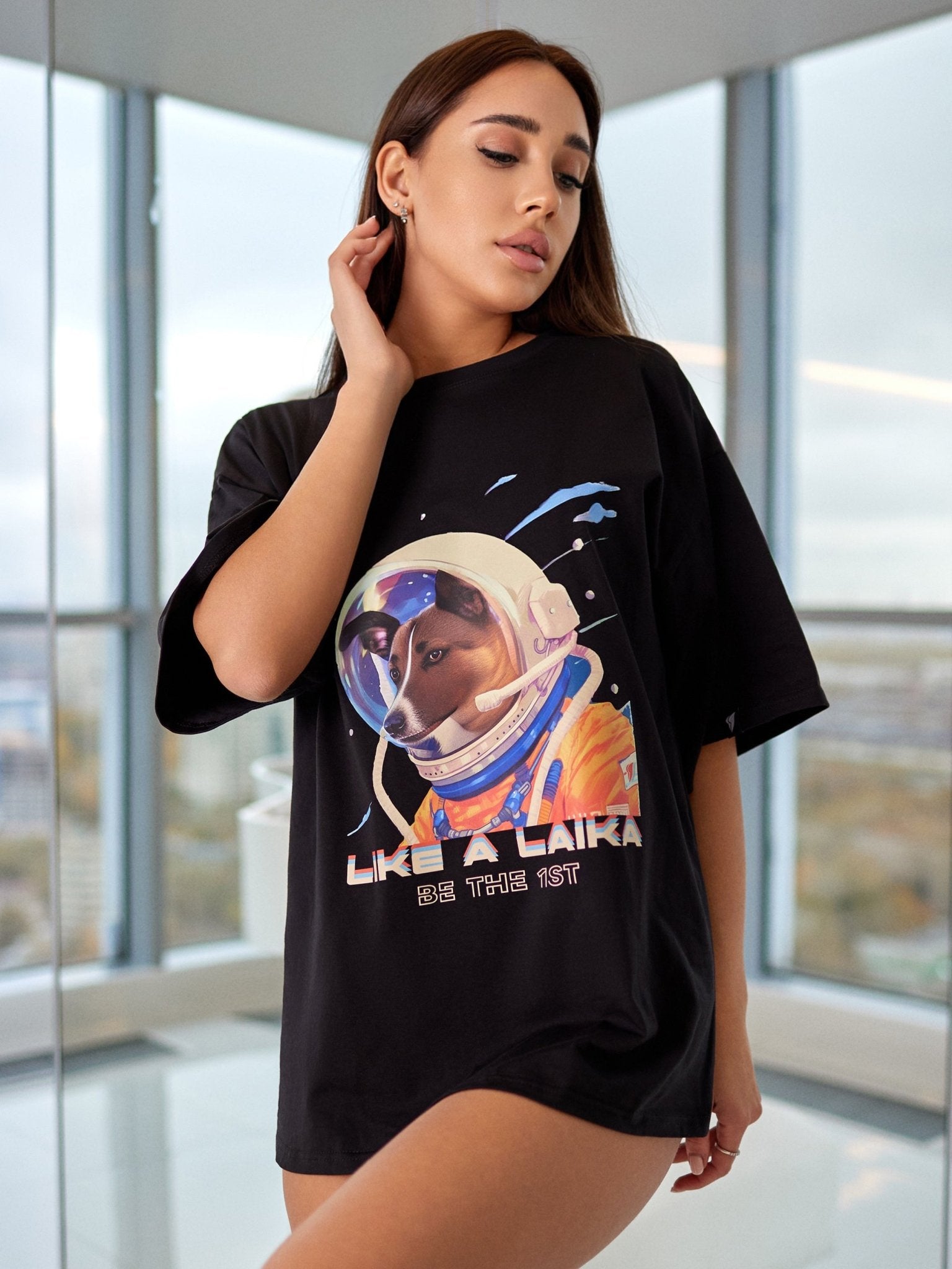 Oversize T-shirt Laika - One Size - One size - Bona Fide