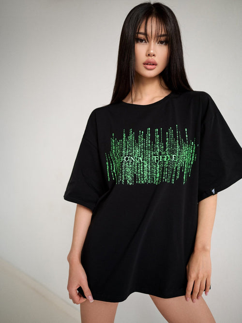 Camiseta Oversize Matrix - Tamanho único