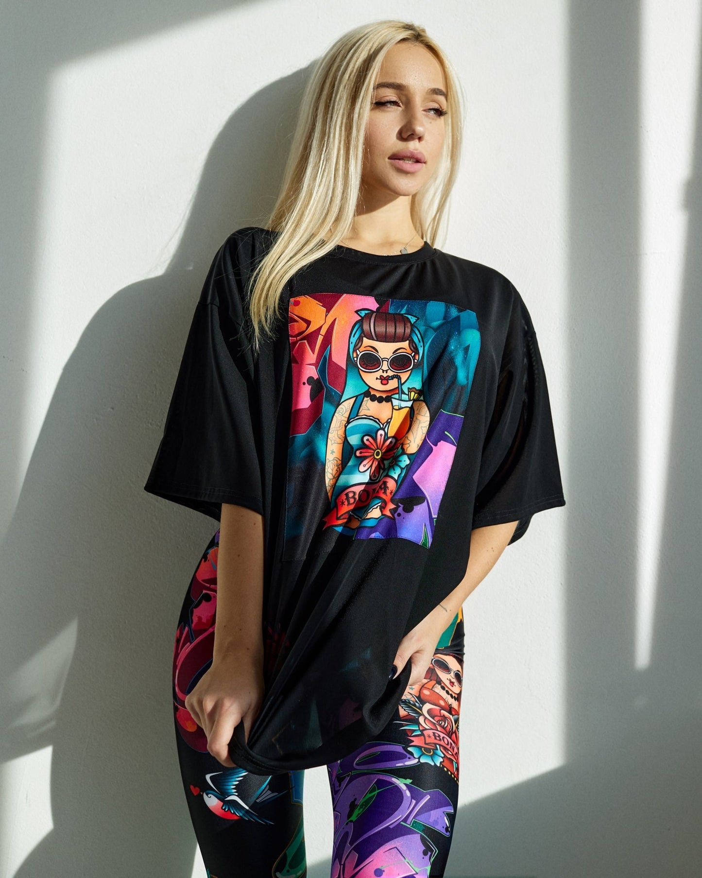 OVERSIZE T-shirt Pin-up Girl - Bona Fide
