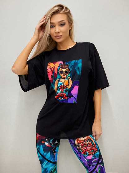 OVERSIZE T-shirt Pin-up Girl - Bona Fide