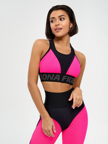 Sports Bras Top For Top Neon Pink – Bona Fide