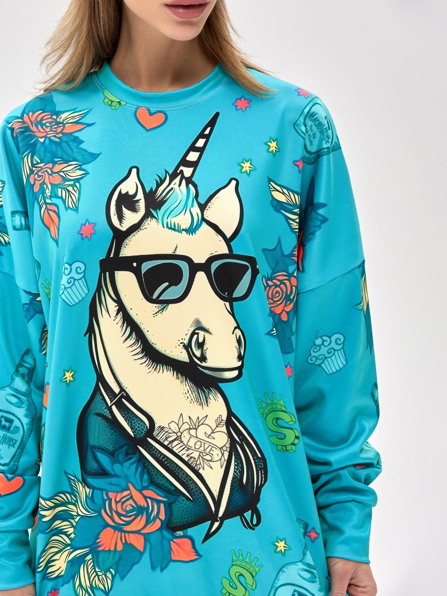 Sweatshirt PIC-shirt Macho horse - Bona Fide