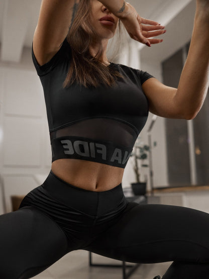 Workout Top Hi-Tech Shirt Black - Bona Fide