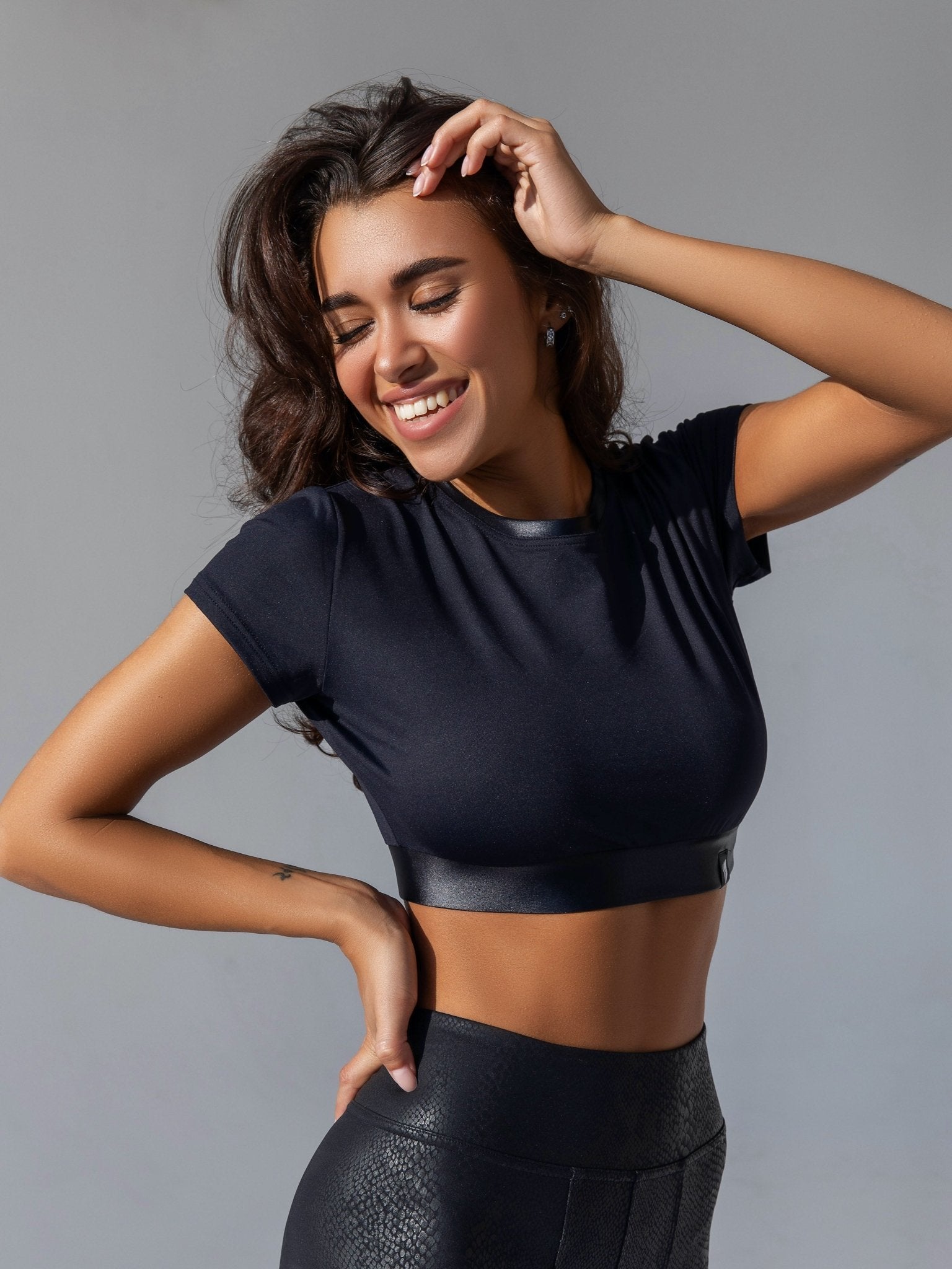 Workout Top Mini Rash Black – Bona Fide